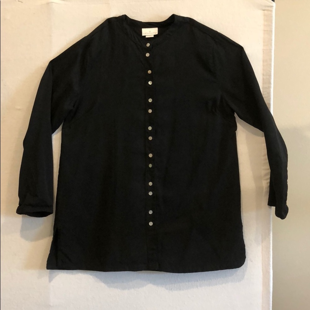 Soft surroundings black tunic Large
